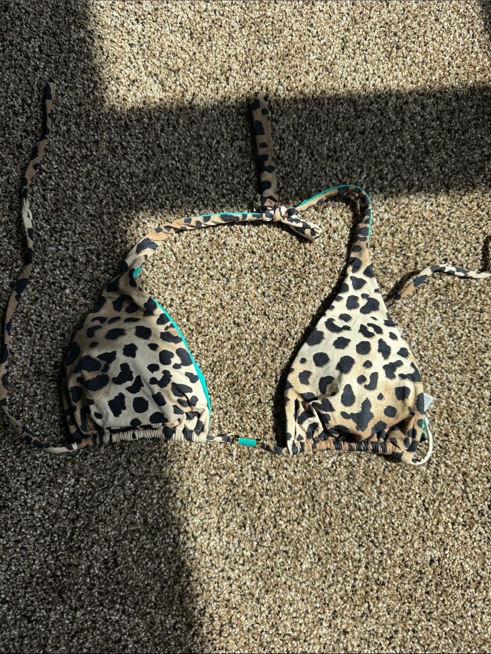 VIX Paula Hermanny  LEOPARD BIKINI TOP